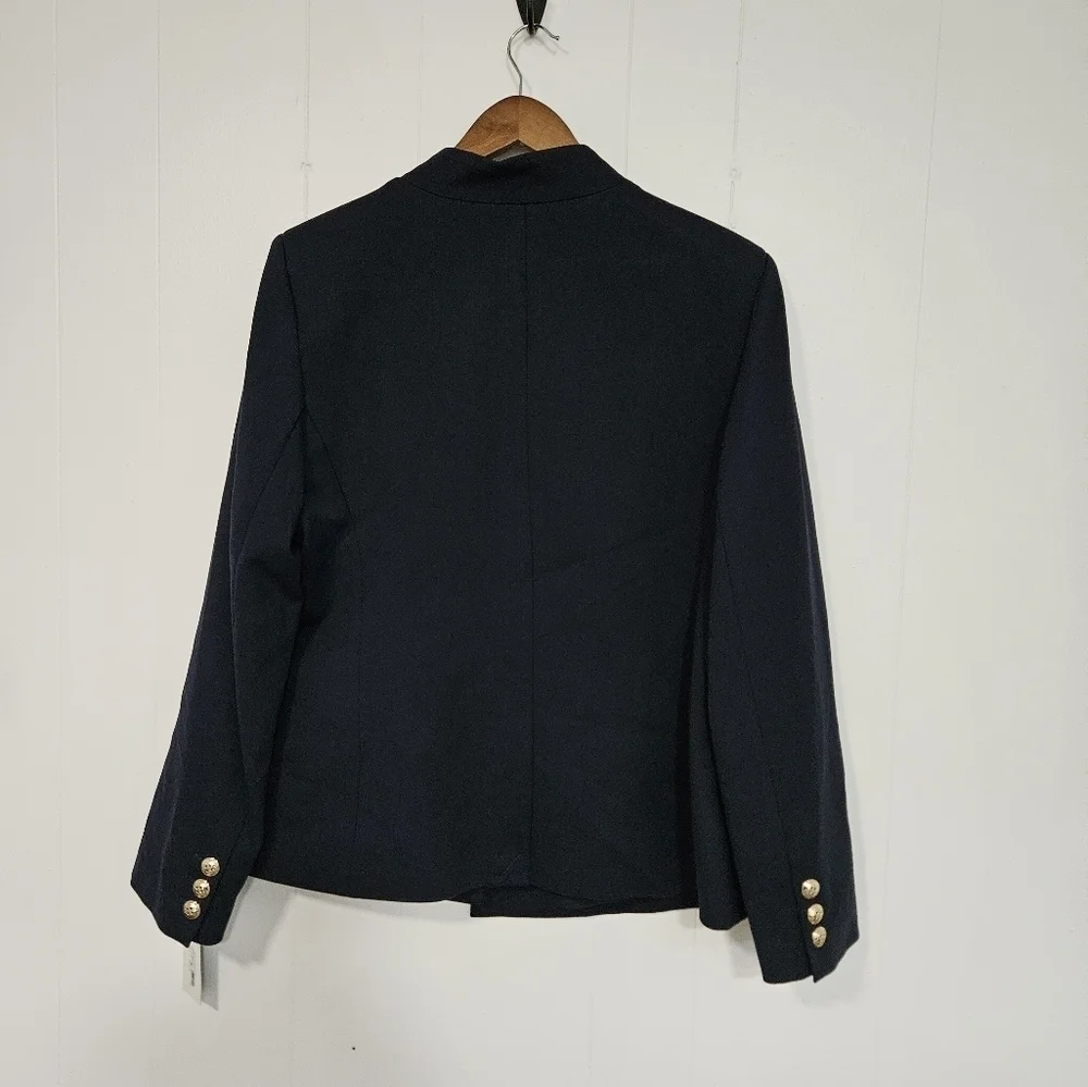 Nwt Tahari ASL Plus Size Ponte Faux-Double-Breasted Blazer - Picture 3 of 6